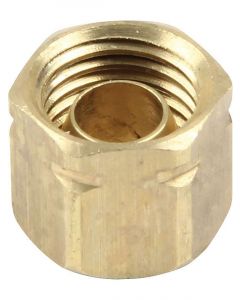 Allstar Performance Compression End Cap 3/16 in ID Brass Natural 3/1…