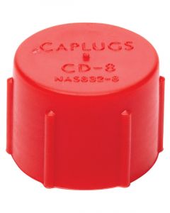 Allstar Performance AN Dust Cap - 8 AN - Plastic - Red - Set of 20