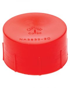Allstar Performance AN Dust Cap - 20 AN - Plastic - Red - Set of 5