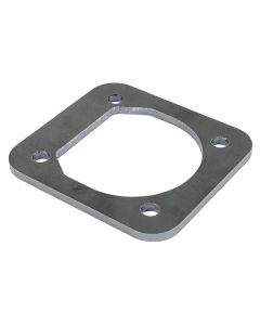 Allstar Performance D-Ring Backing Plate 1/4 in Thick Steel Natural