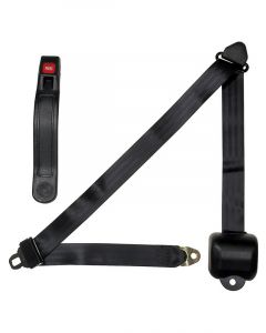 Allstar Performance Seat Belt Lap / Shoulder Push Button Buckle Retr…
