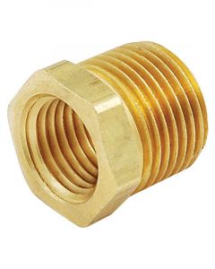 Allstar Performance Fitting Adapter Straight 3/8 in NPT Male to 1/4