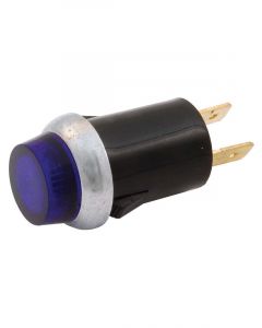 Allstar Performance Warning Light 12V 3/4 in Diameter Blue Universal