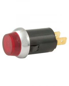 Allstar Performance Warning Light 12V 3/4 in Diameter Red Universal