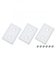Allstar Performance Tire Groover Pads Rear Screws Plastic White Alls…