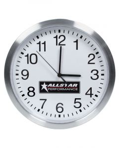 Allstar Performance Wall Clock 12 in Diameter Allstar Logo Battery O