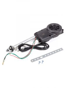 Auto-Loc Antenna Power Antenna AM / FM 12V Alloy  Natural Universal Kit