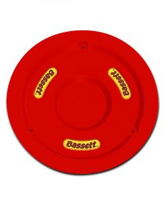 Bassett Mud Cover Bolt-On Plastic Fluorescent Red 15 in Beadlock