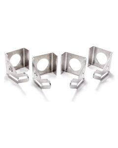 Be-Cool Radiators Fan Mounting Bracket Bolt-On Upper and Lower Aluminum