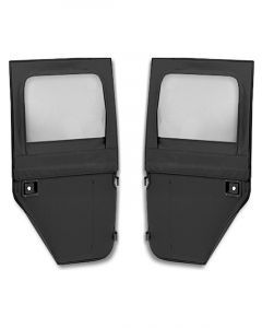 Bestop Doors Rear Fabric Black Diamond Jeep Wrangler JL 2018-20 Kit