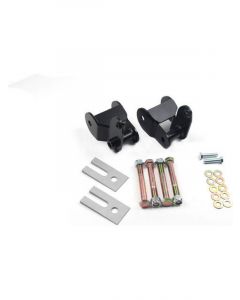 Bell Tech Rear Flip Kit 4 in Lowering Brackets / Hardware Steel Black Po