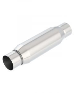 Borla Resonator CrateMuffler 2-1/2 in Center Inlet 2-1/2 in Center Out