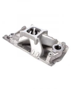 Brodix Intake Manifold Square Bore Single Plane Aluminum Natural Smal (BM 1000)