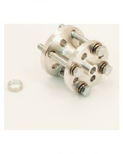 Canton Fan Spacer 2 in Thick Hardware Included Billet Aluminum Natural