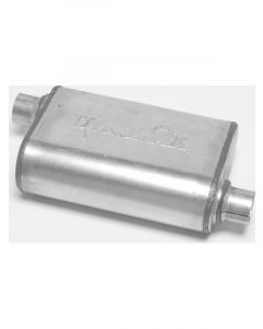 Dynomax Muffler Ultra Flo Welded 2-1/2 in Offset Inlet 2-1/2 in Offset