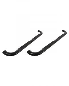 Dee Zee Step Bars UltraBlack 3 in OD Steel Black Powder Coat Crew C (DZ 372531)