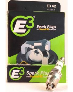 E3 Spark Plugs Spark Plug Diamond Fire 14 mm Thread 0.438 in Reach Tape