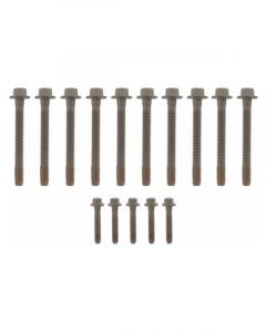 FelPro Cylinder Head Bolt Kit Hex Head Steel Natural GM LS-Series Kit (ES 72220)