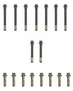 Fel-Pro Cylinder Head Bolt Kit Hex Head Steel Natural Small Block Ch (ES 72856)