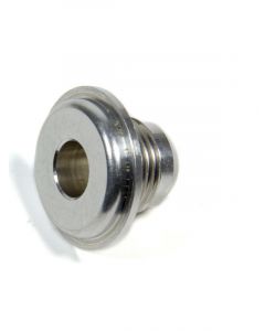 Fragola Bung 12 AN Male Weld-On 1-1/2 in Step Aluminum Natural