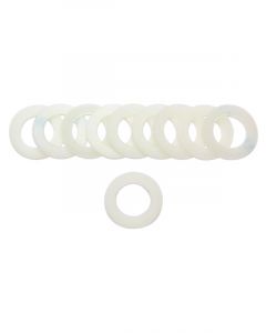 Fragola Sealing Washer - 10 AN - Nylon - Set of 10