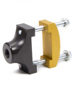 Howe Sway Bar Bracket Frame Mount Clamp-On Aluminum Gold Anodize