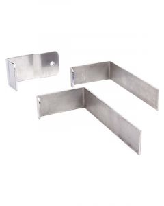 Howe Radiator Mount Kit 2 Weld-On Lower Brackets 1 Bolt-On Upper Bracke