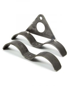 Howe Exhaust Hanger Clamp-On Dual 3-1/2 in Diameter Pipe Clamp-On Steel