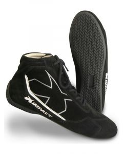 Impact Racing Shoe Alpha Driving Mid-Top SFI 3.3/5 Suede Outer Fire