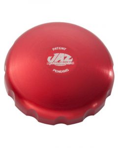 Jaz Fuel Cell Filler Cap Twist Lock 2-1/2 in OD Alloy  Red Anodize