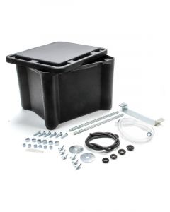 Jaz Battery Box Sealed 10-1/2 x 13 x 9-1/2 in 3/8 in Hold Down Rod