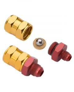 Jaz Roll Over Valve External Check Valve 8 AN Male Brass / Aluminu