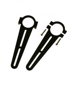 Longacre Mirror Bracket Clamp-On Long Slot Adjustable 2 in to 5-1/2