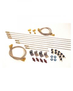 Longacre Brake Line Kit 4 AN Assorted Fittings / Installation Hardwa