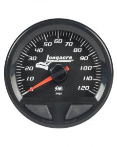 Longacre Oil Pressure Gauge Waterproof SMI Stepper Motor 0-120 PSI E