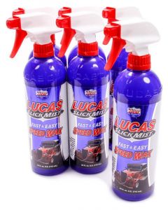 Lucas Oil Spray Wax Slick Mist Speed Wax Exterior 710ml Spray Pack 6