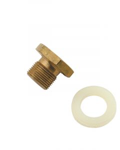 Mr Gasket Power Valve Plug Gasket Alloy  Gold Anodize Holley Carburetors