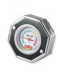 Mr Gasket Radiator Cap Thermocap 16 lb Hexagon Gauge Aluminum Black An