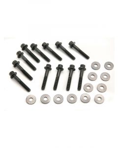 Mr Gasket Intake Manifold Bolt Kit Super Hex Head Steel Black Oxide S