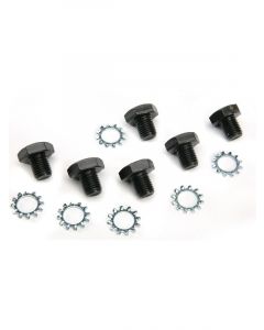 Mr Gasket Flexplate Bolt Kit 7/16-20 in Thread 0.500 in Long Hex Head