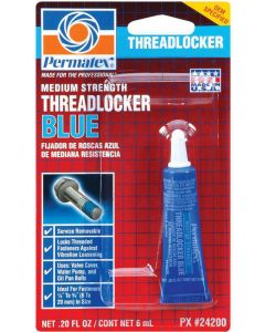 Permatex Thread Locker - Blue - Medium Strength - 10 g Tube - Each