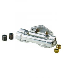 Perma-Cool Remote Oil Filter Mount Dual Filter 3/4-16 in Thread Two 1/2