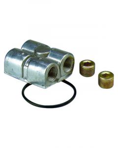 Perma-Cool Oil Filter Adapter Bypass 3/4-16 in Center Thread Four 1/2 in