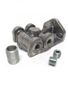 Perma-Cool Remote Oil Filter Mount Single Filter 3/4-16 in Thread Quad 1