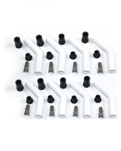 Pertronix Ignition Boot / Terminal Kit Spark Plug 8 mm Ceramic White