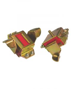 Prothane Motor Mount Bolt-On Polyurethane Bushings Steel Cadmium Plated