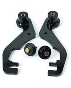 QA1 Traction Bars Anti-Hop Bolt-On Graphite / Polyurethane Bushings Stee