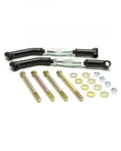 QA1 Trailing Arm Brace Tubular Adjustable Steel Black Powder Coat GM A-B
