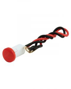 Quickcar Racing Products Warning Light LED 12V 1/2 in Diameter Red Qui
