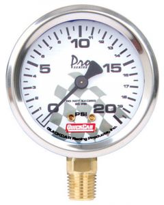 Quickcar Racing Products Tire Pressure Gauge Head 0-20 psi Quickcar Ti